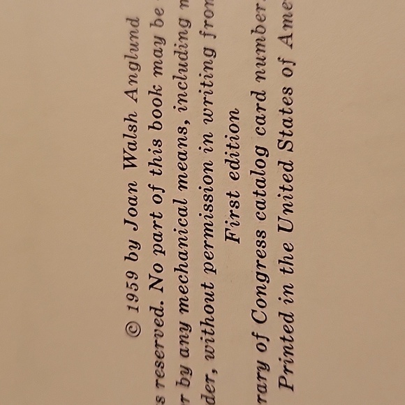 Joan Walsh Anglund Vintage Book "Look out the Window"- 1959 1st Edition - Picture 4 of 6